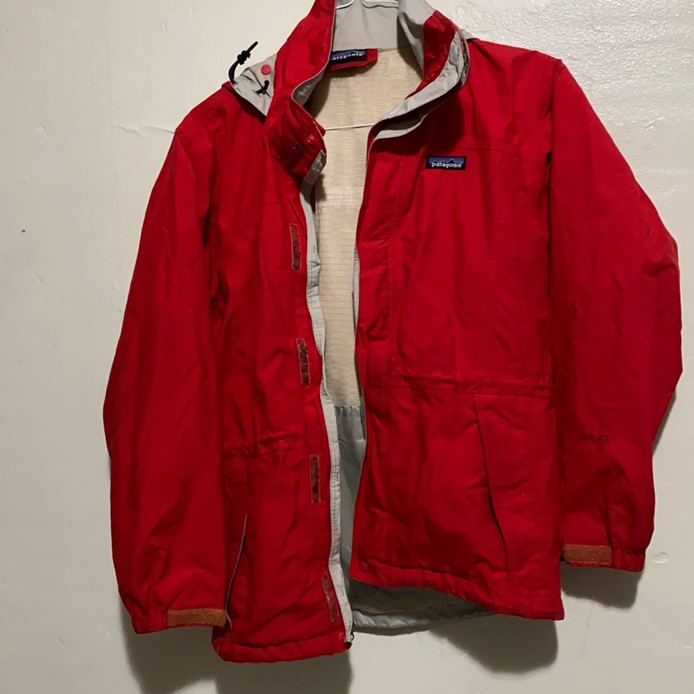 Red Patagonia coat